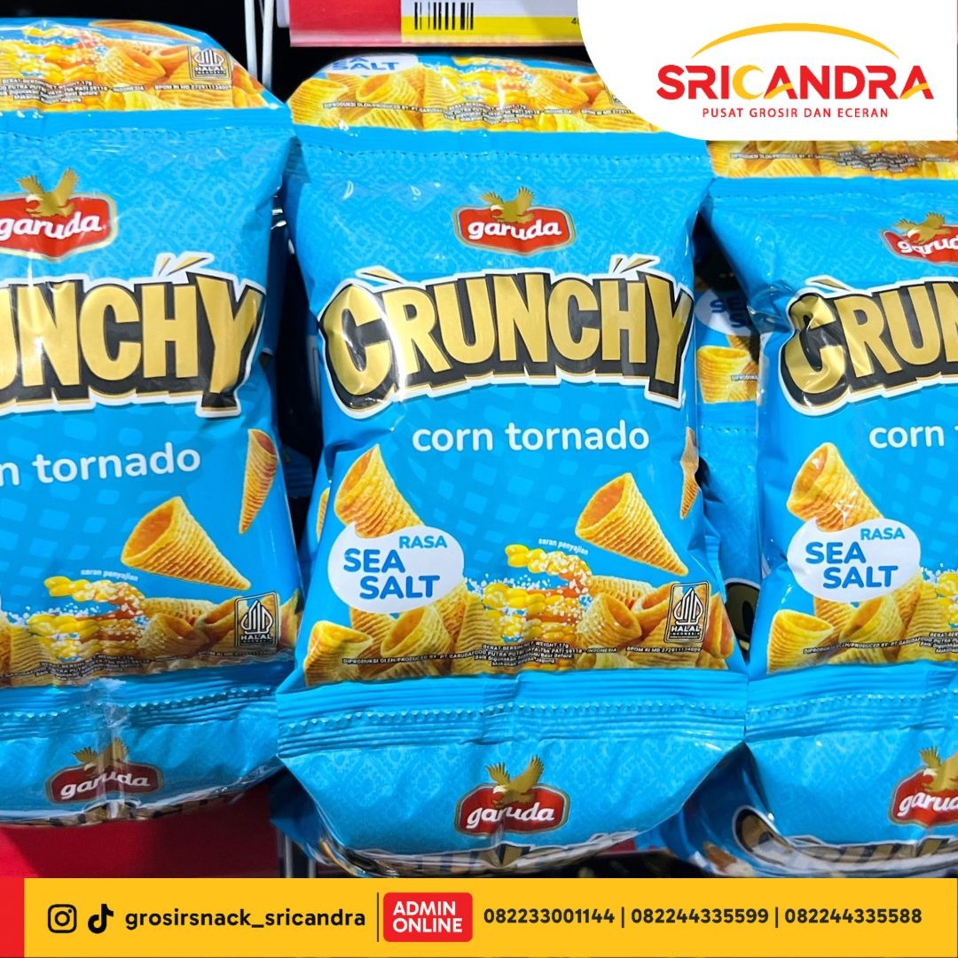 Garuda Crunchy Corn Tornado Sea Salt 17gr