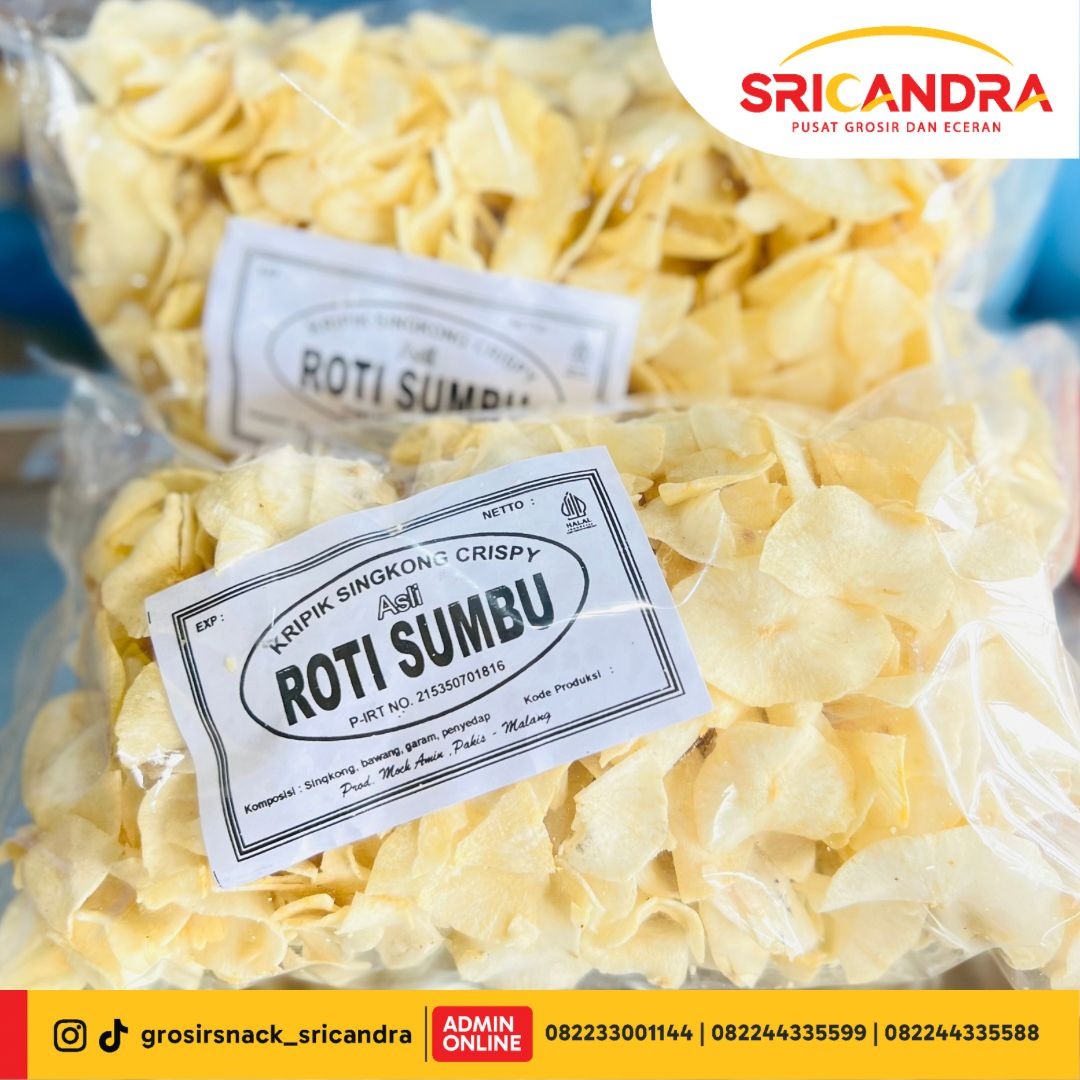 Keripik Singkong Roti Sumbu 250gr