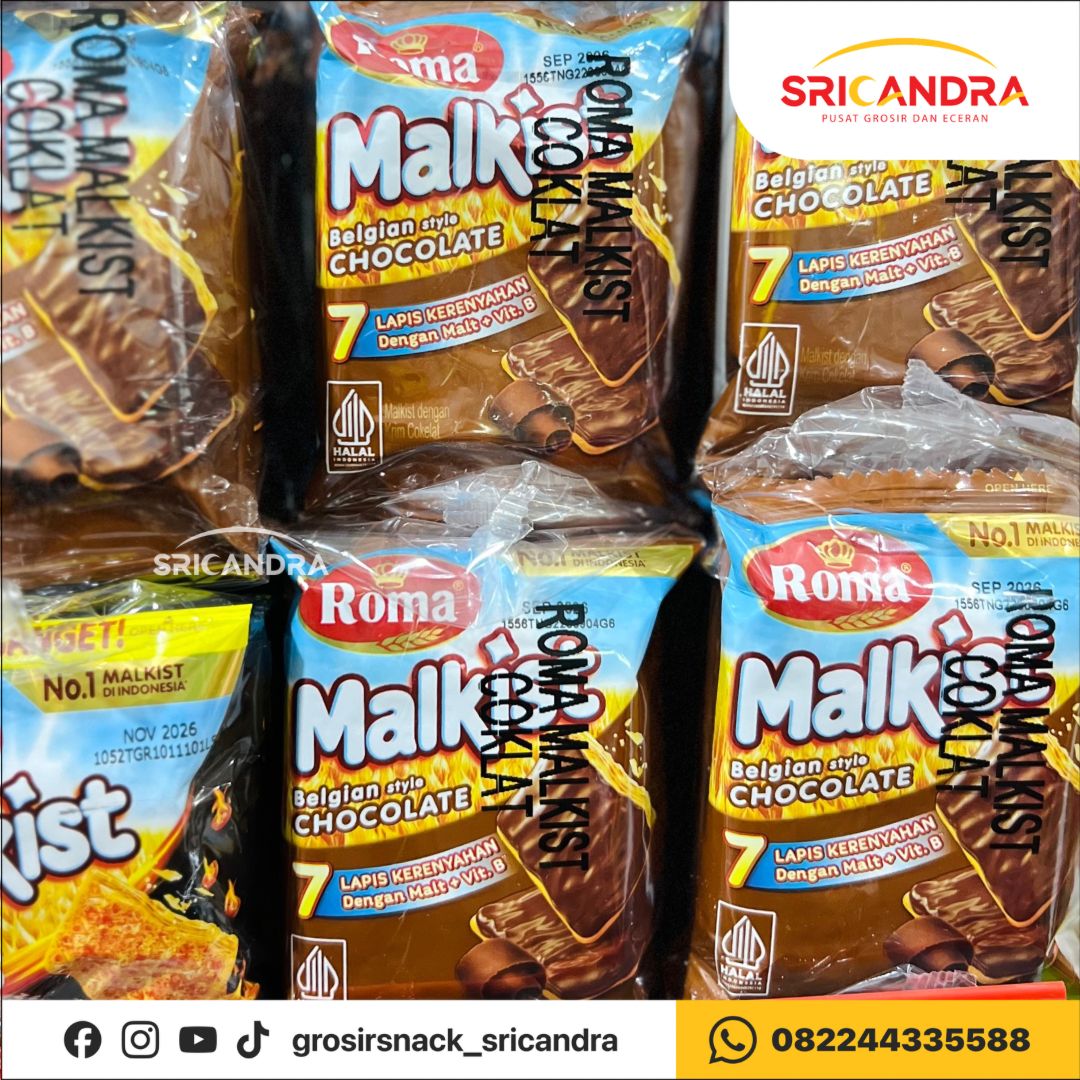 Roma Malkist Cokelat Kelapa 19gr