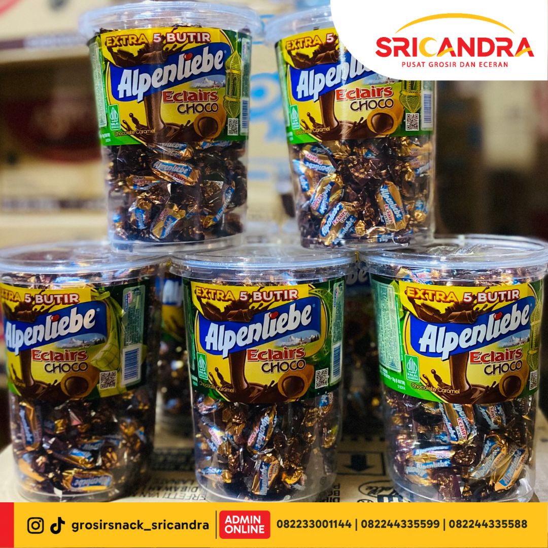 Alpenliebe Eclairs Chocolate Caramel 360gr