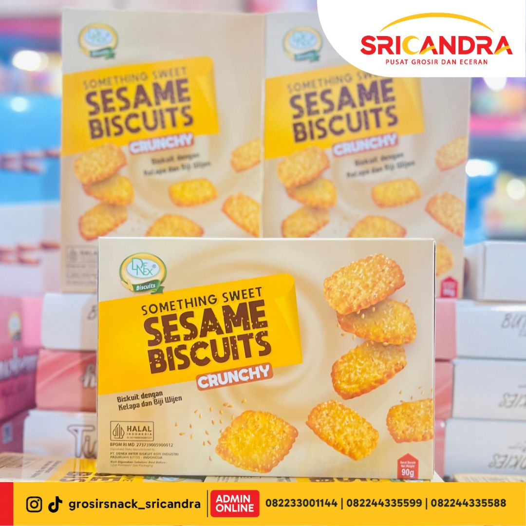 Denex Sesame Biscuits 90gr