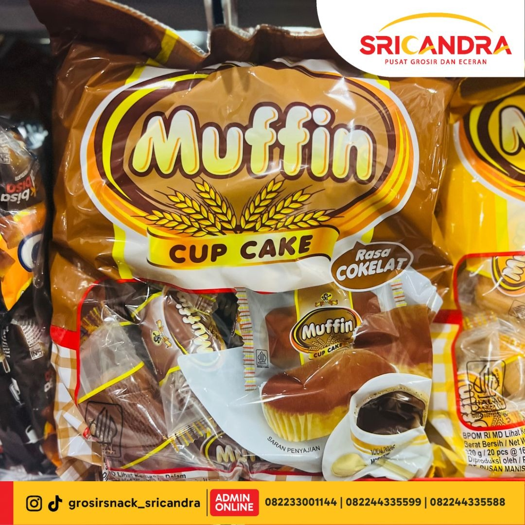 Muffin Cup Cake Cokelat 360gr