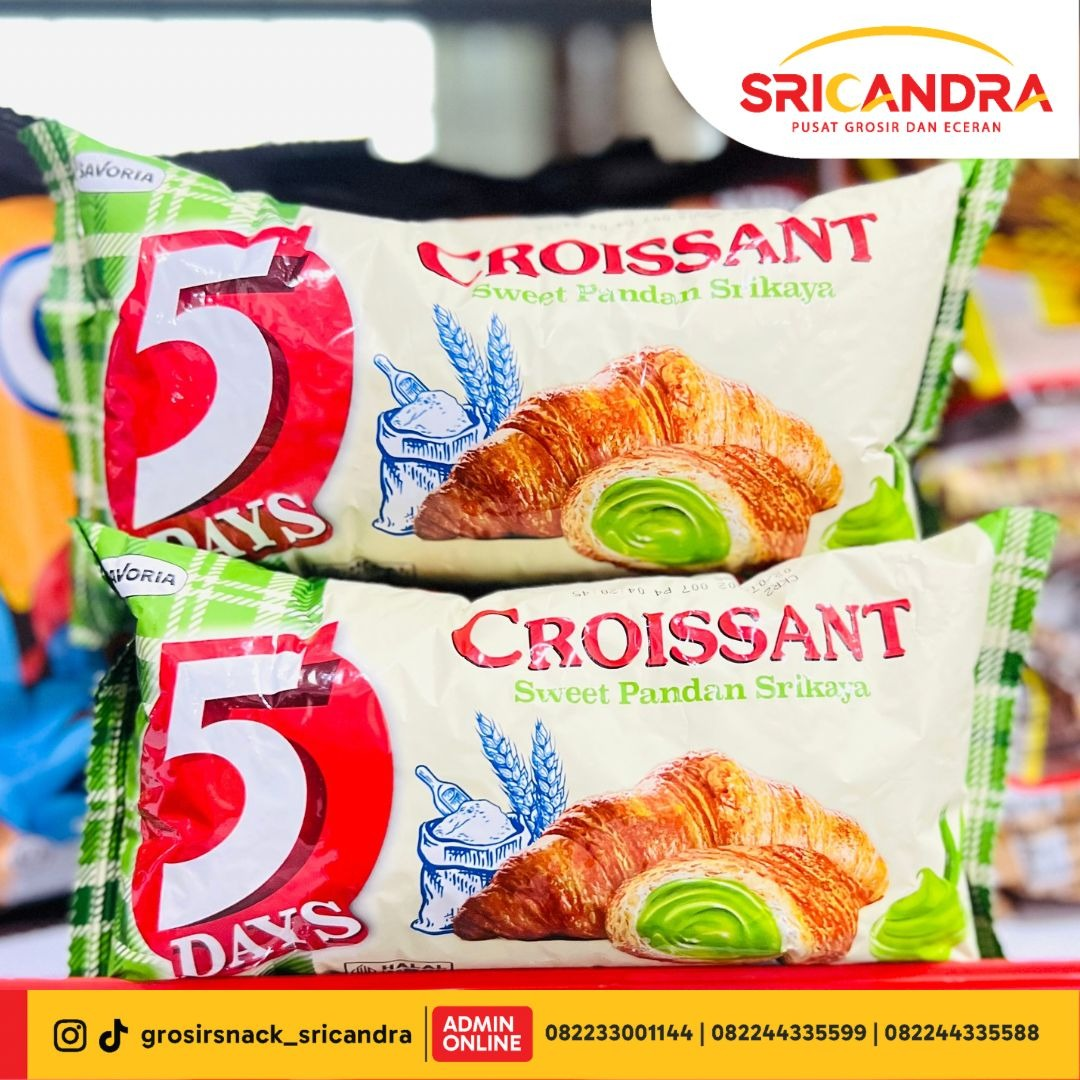5 Days Croissant Sweet Pandan Srikaya