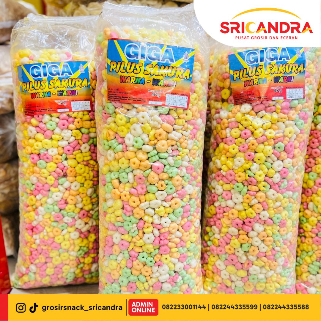 Giga Pilus Sakura Warna-warni 4kg