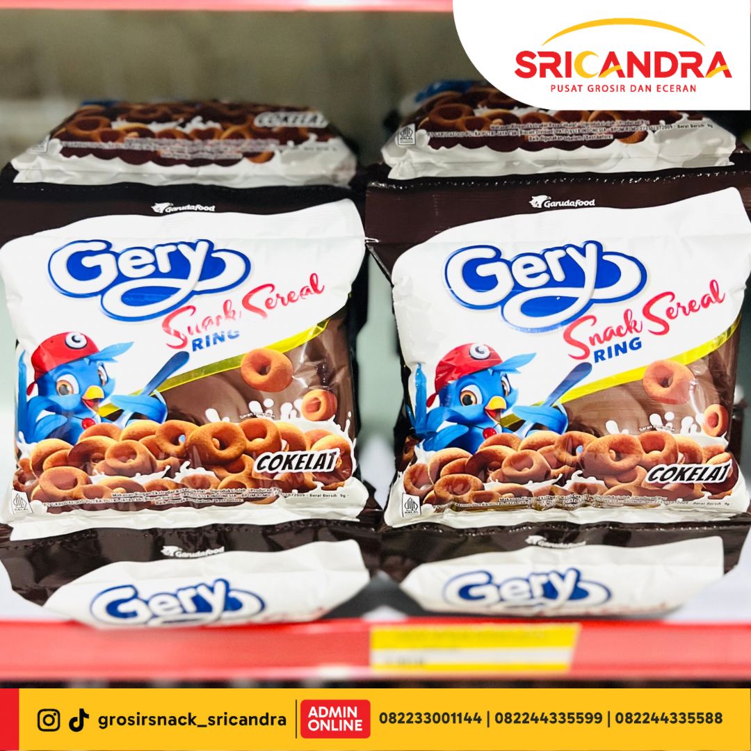 Gery Snack Sereal Ring Cokelat 9gr