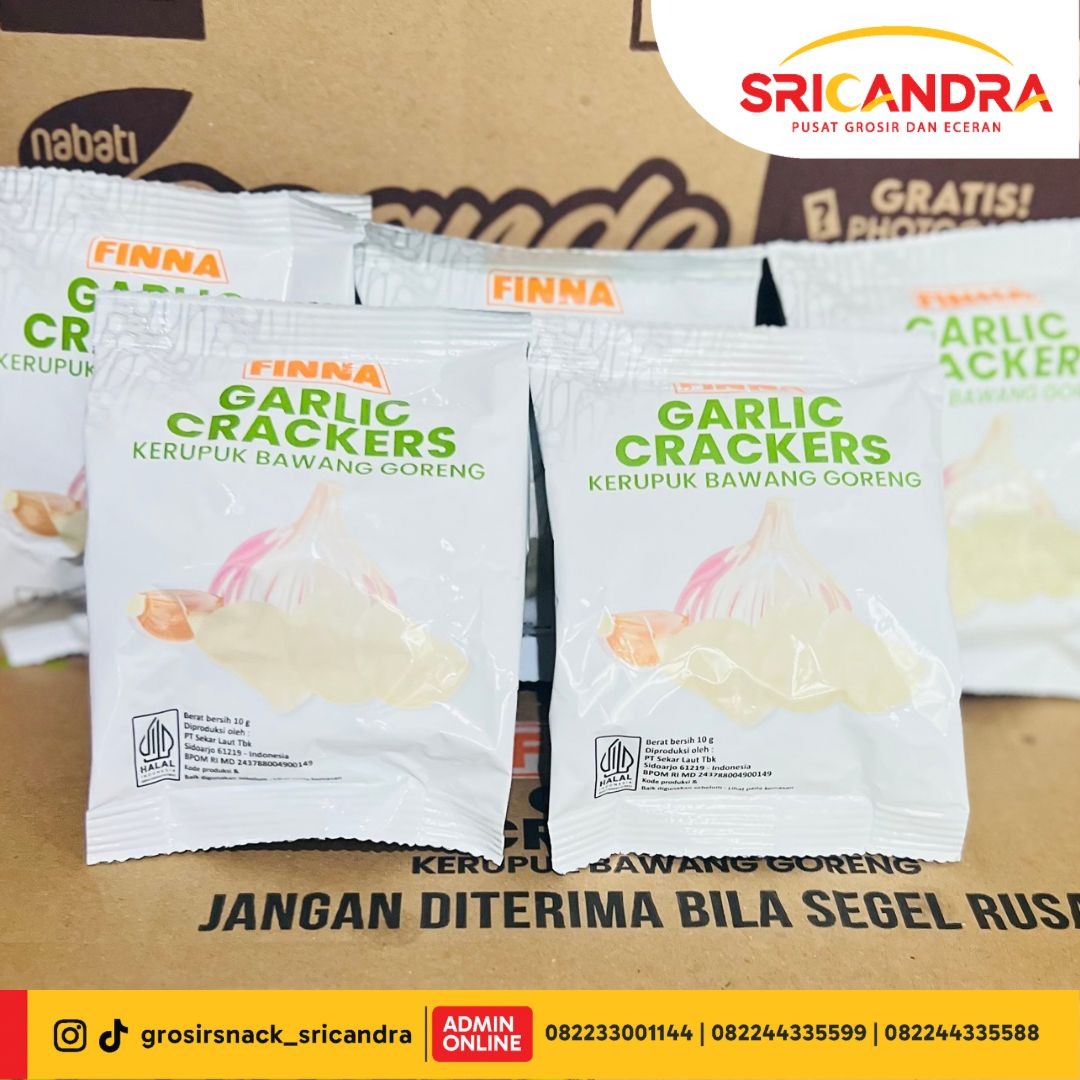 Finna Garlic Crackers 10gr