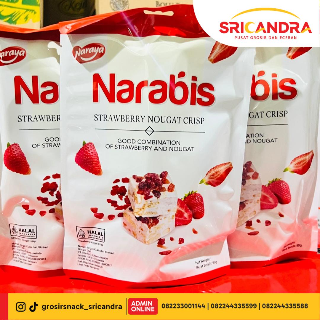 Narabis Strawberry Nougat Crisp 90gr