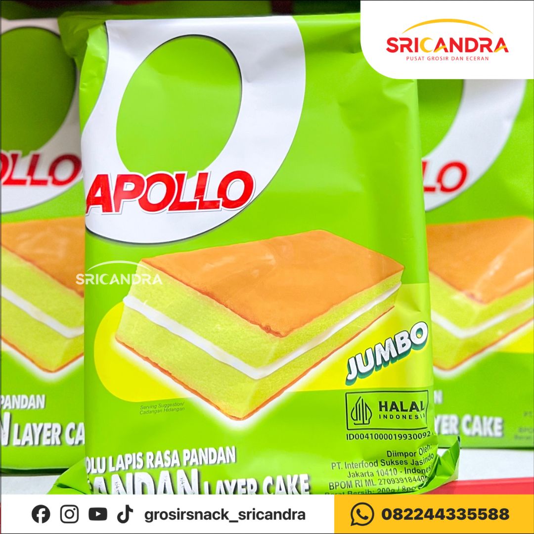 Apollo Cake Pandan 200gr