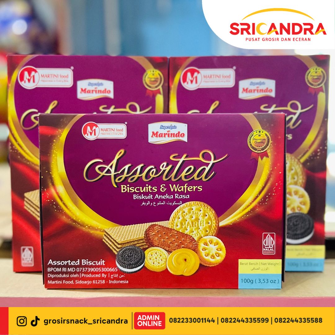 Marindo Assorted Biscuits & Wafers 100gr
