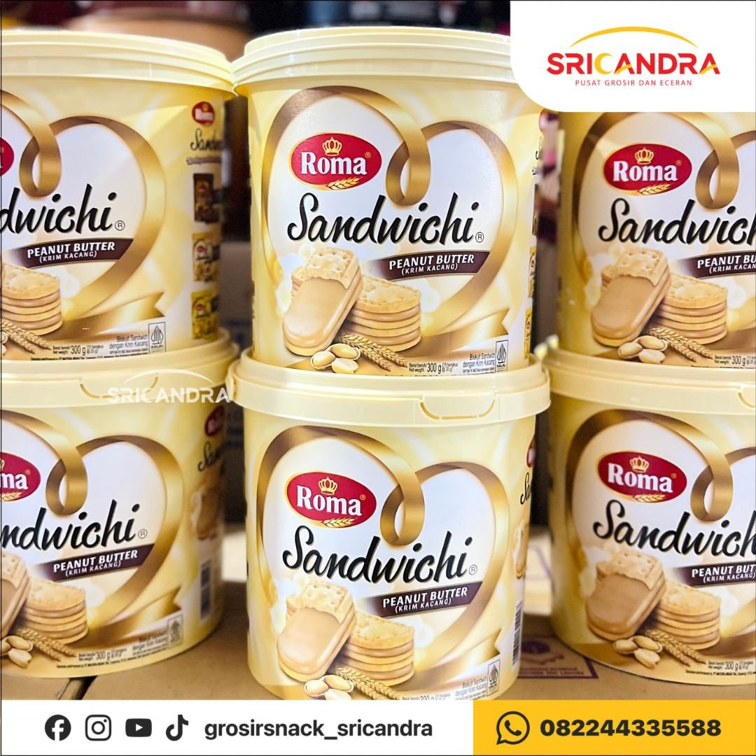 Roma Sandwichi Jar Peanut 300gr