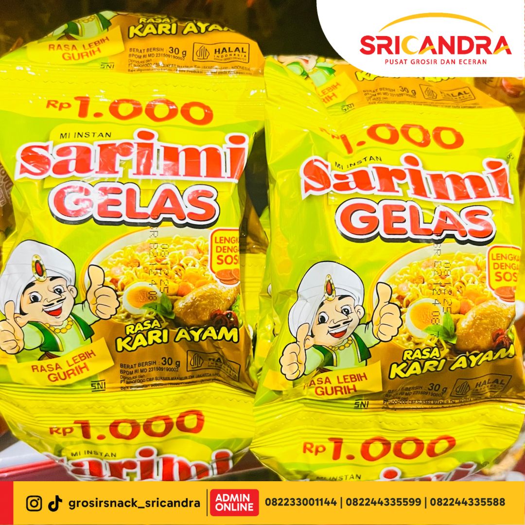 Sarimi Gelas Kari Ayam 30gr