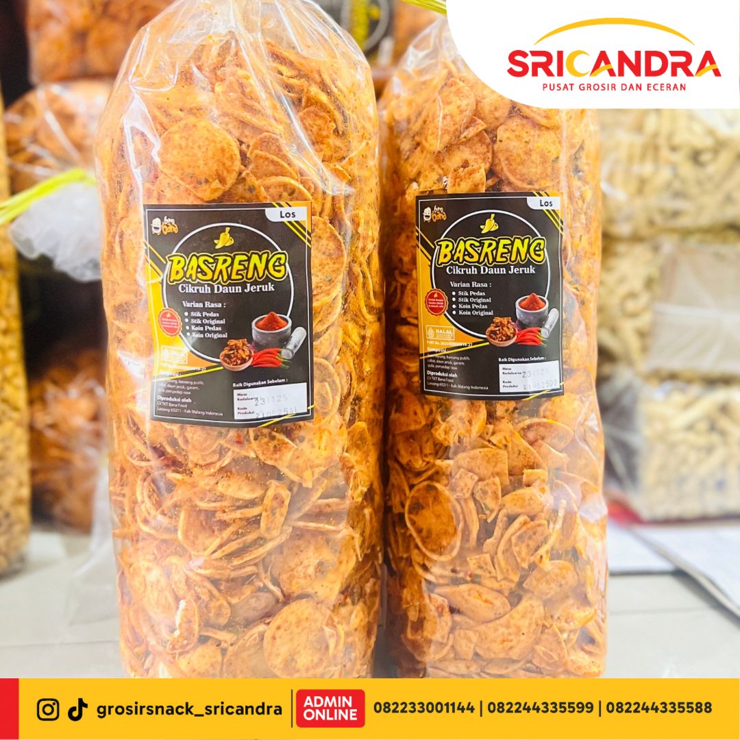 Cikruh Basreng Coin Pedes 1.8kg