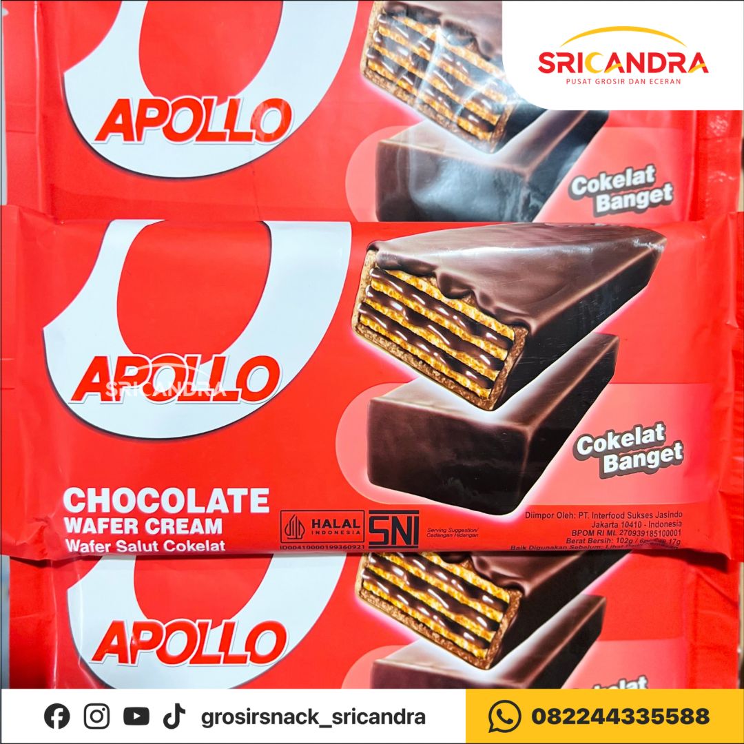Apollo Wafer Choco 102gr