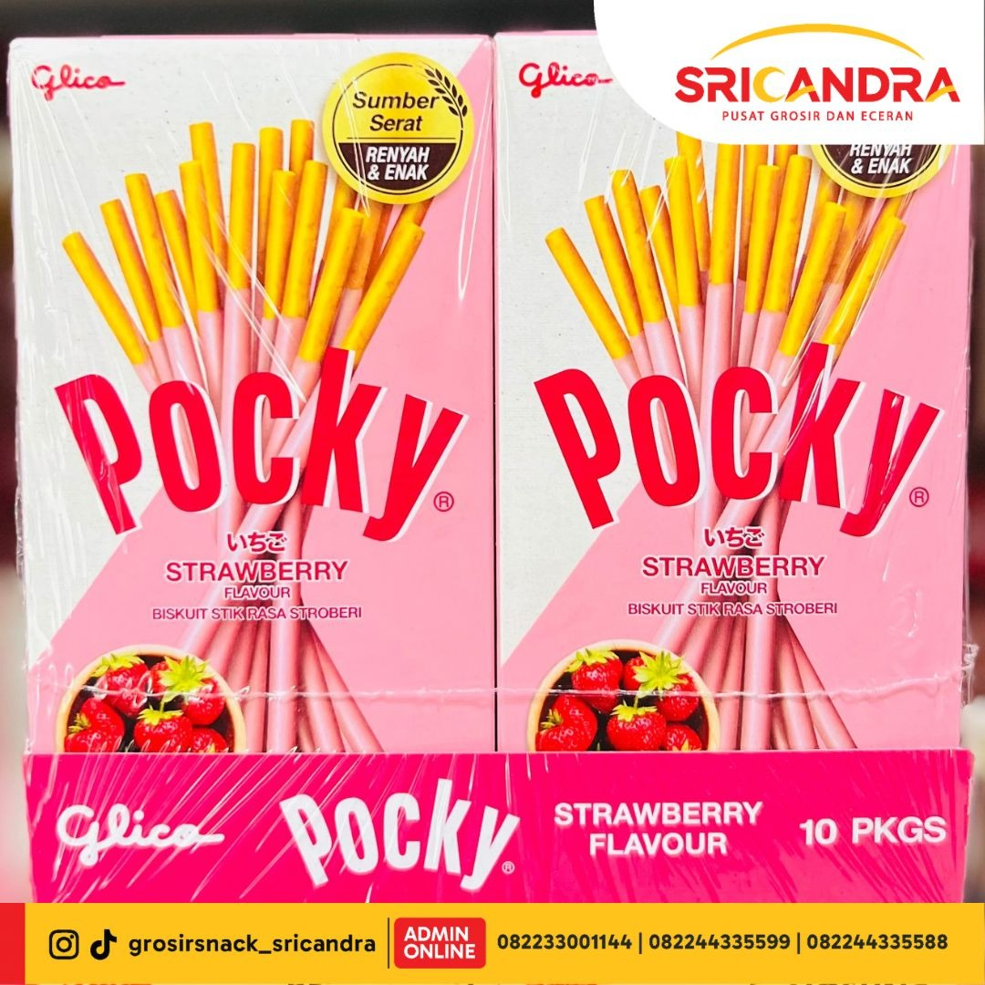 Glico Pocky Strawberry 45gr