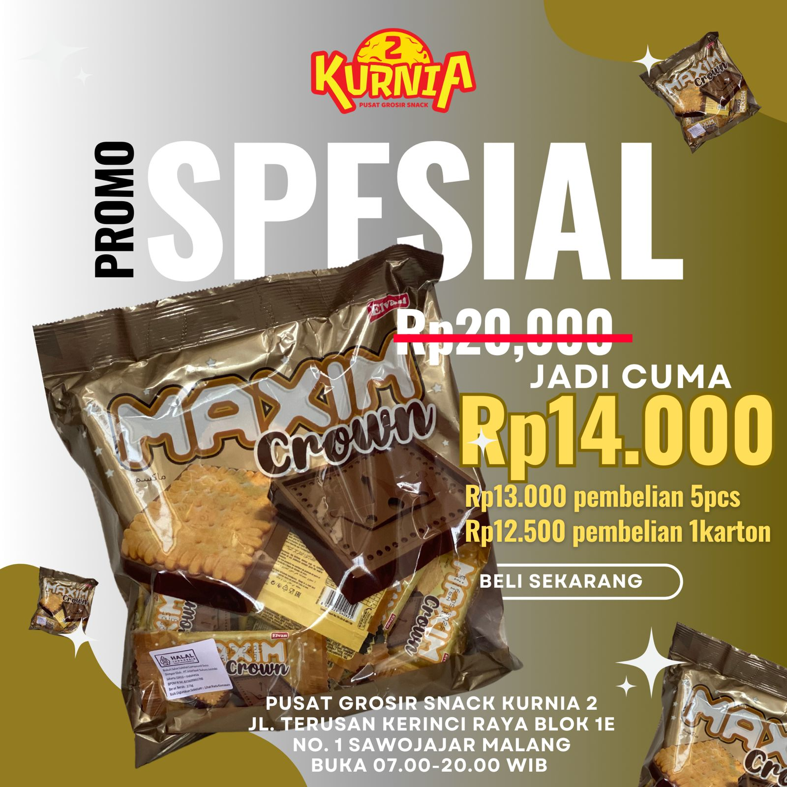 Elvan Maxim Crown Chocolate 275gr