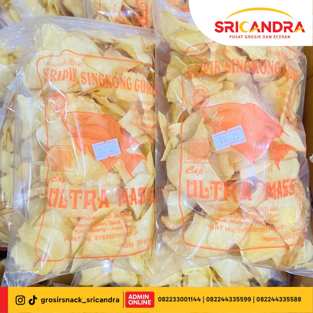 Ultra Mas Singkong Asin 200gr