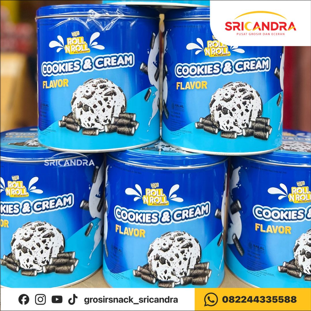 Iyes Roll N Roll Cookies N Cream 25gr x 6pcs