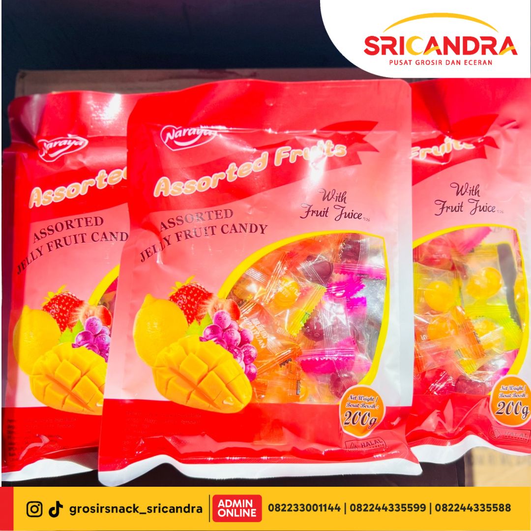 Naraya Soft Candy Assorted 200gr