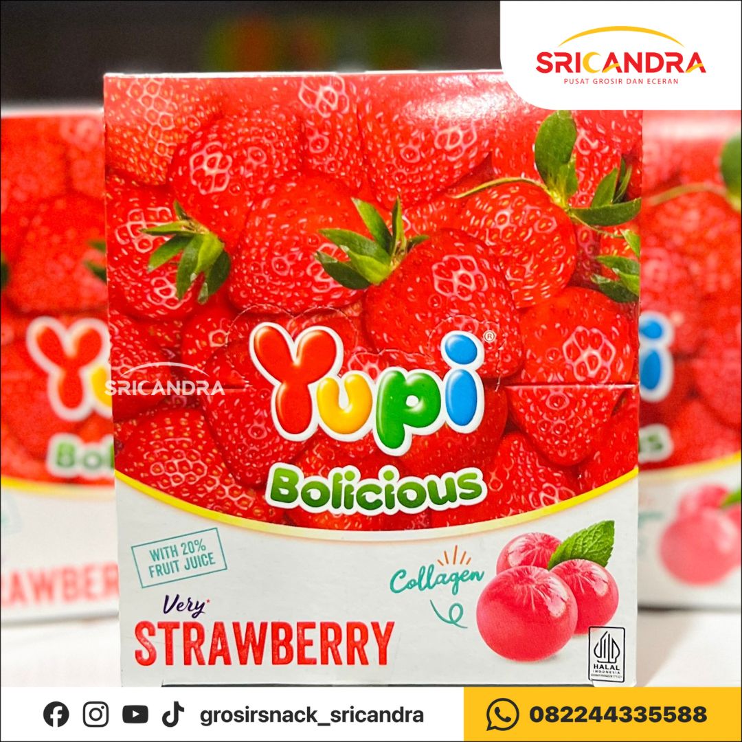 Yupi Bolicious Strawberry 40gr
