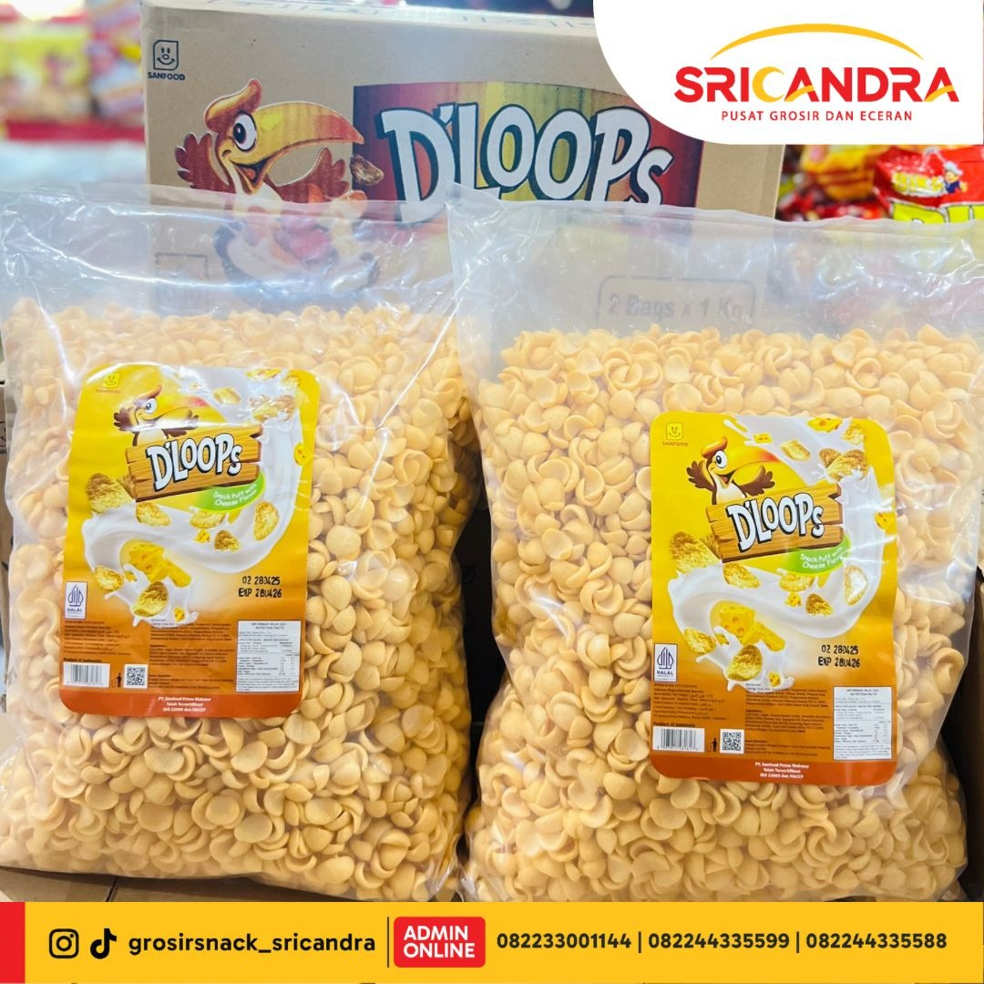D’loops Corn Puff Cheese 1kg