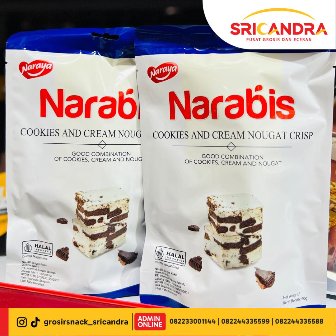 Narabis Cookies And Cream Nougat Crisp 90gr