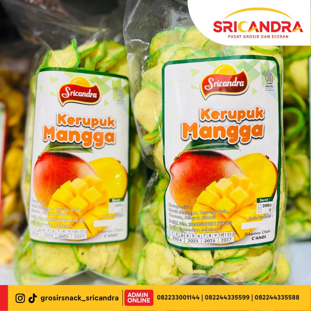 Sricandra Keripik Mangga 200gr