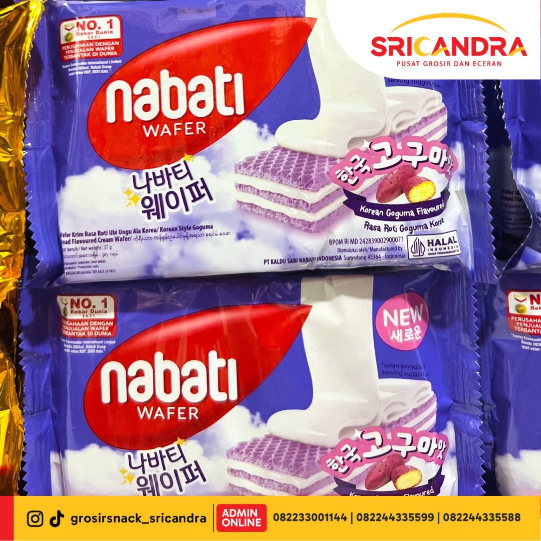 Nabati Wafer Korean Goguma 39gr