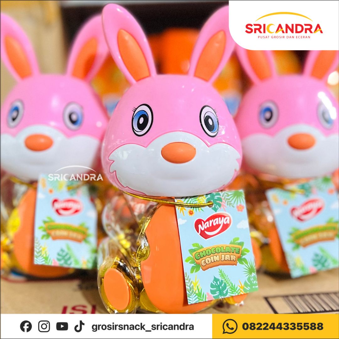 Naraya Choc Coin 240gr Rabbit 