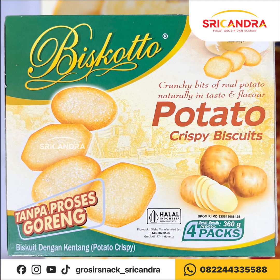 Biskotto Potato 360gr