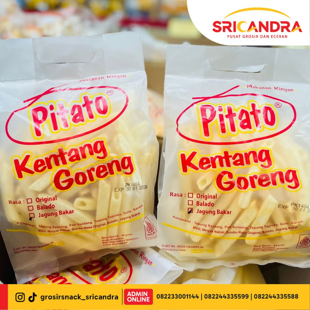 Pitato Kentang Goreng Original 100gr