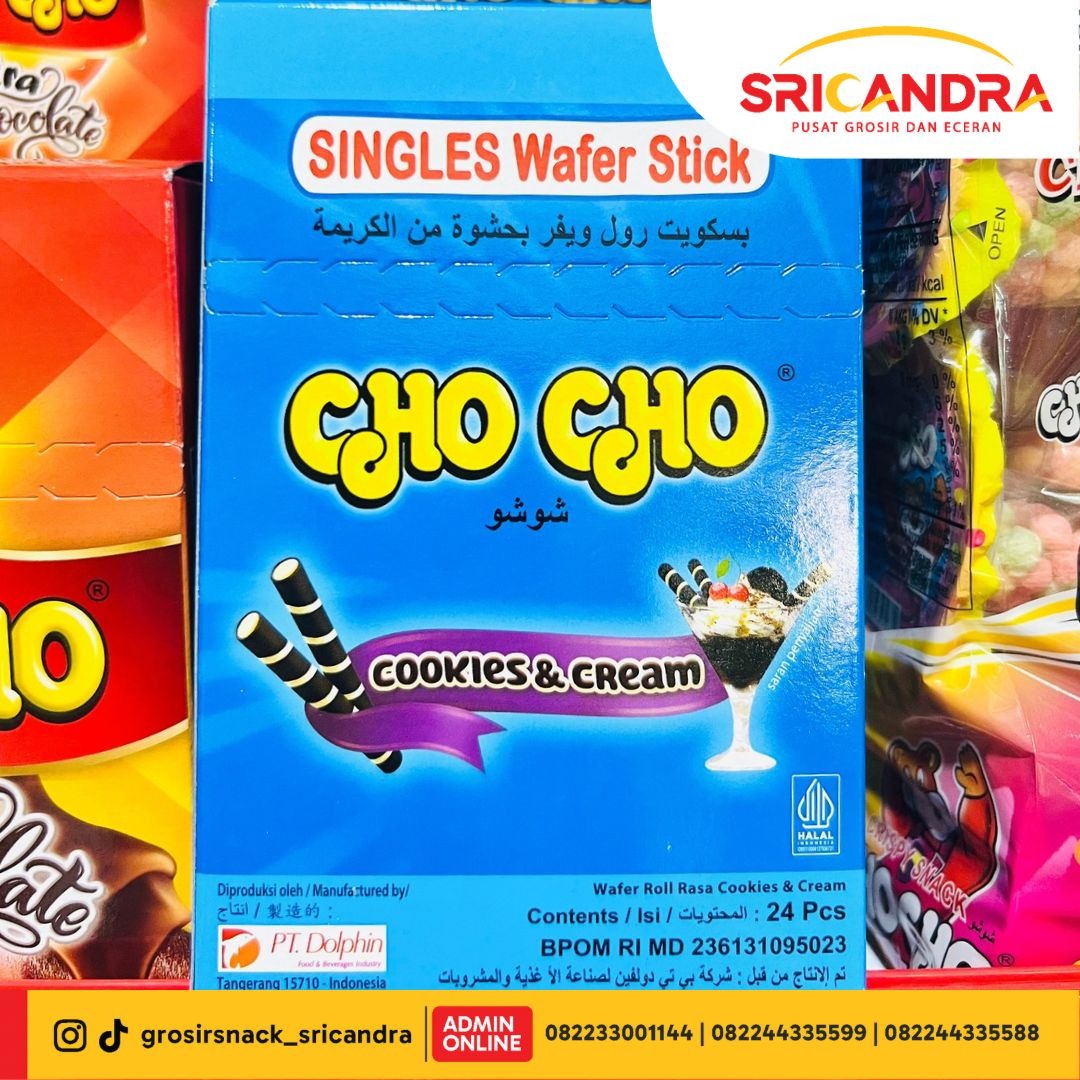 Cho Cho Extra Single Cookies & Cream 7gr
