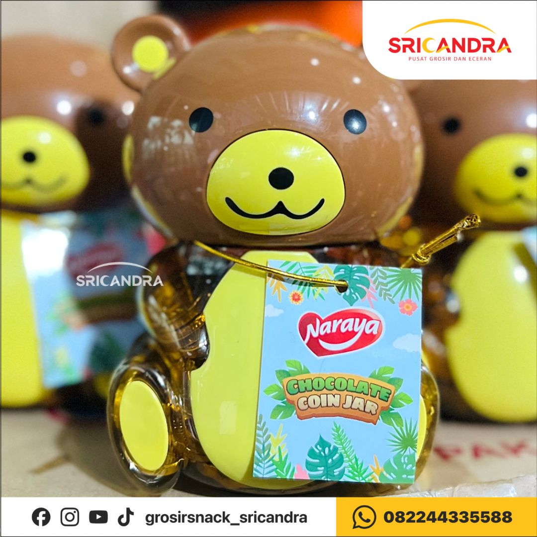 Naraya Choc Coin 240gr Bear