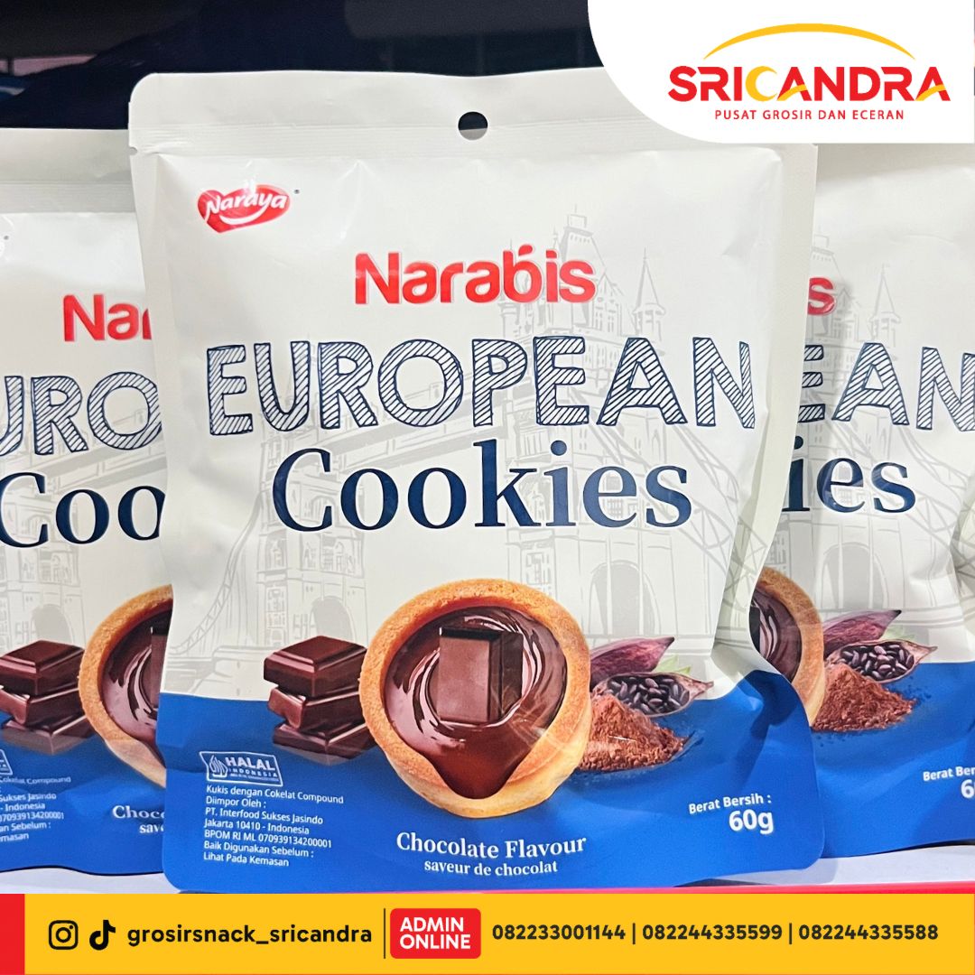 Narabis European Chocolate 60gr
