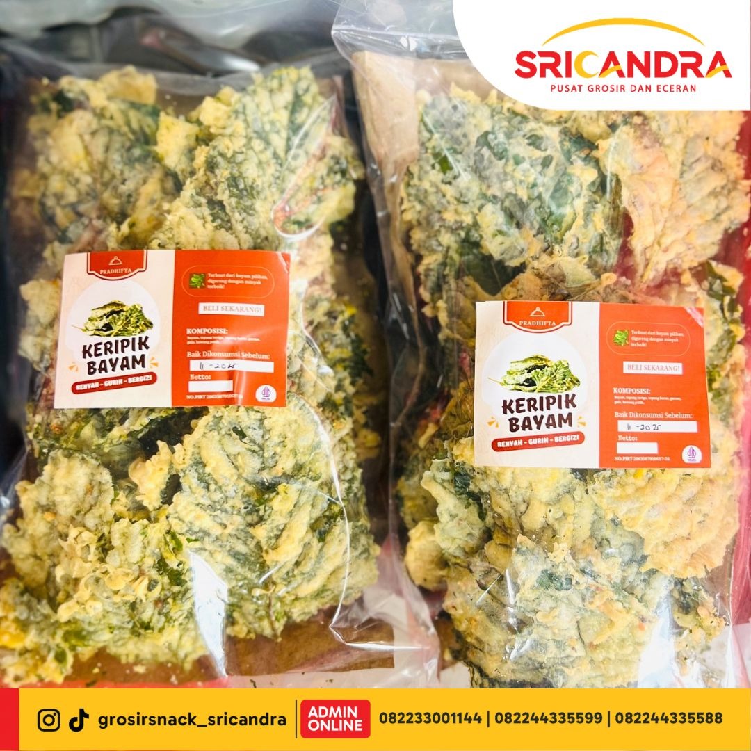 Pradhifta Keripik Bayam Kecil