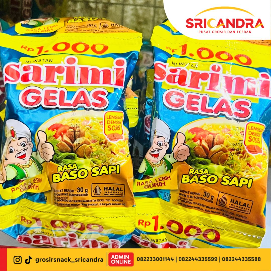 Sarimi Gelas Baso Sapi 30gr