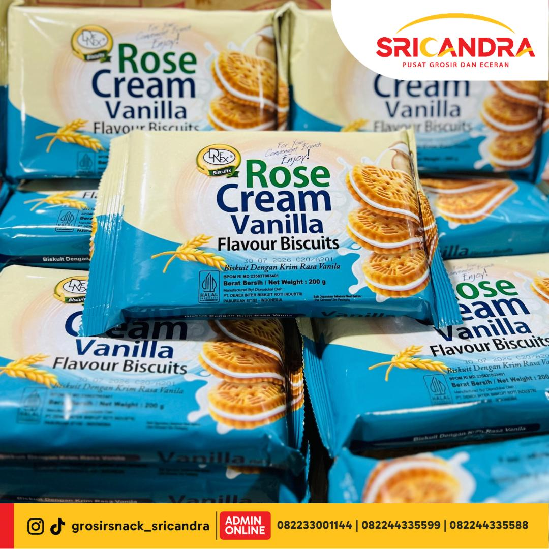 Denex Rose Cream Vanilla 200 Gr