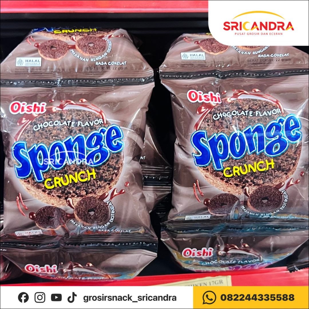 Sponge Crunch Coklat 22gr