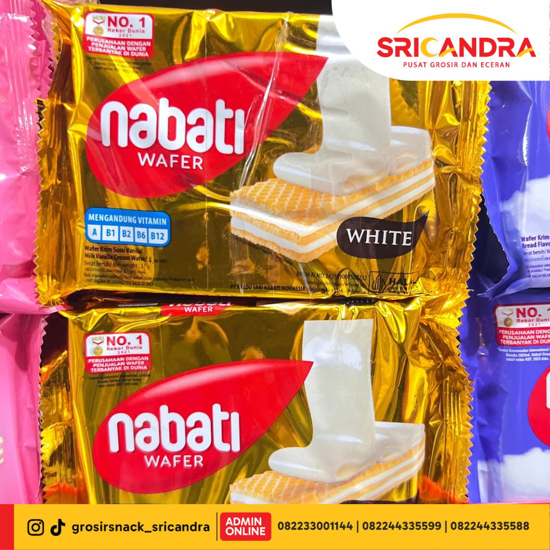 Nabati Wafer White 39gr