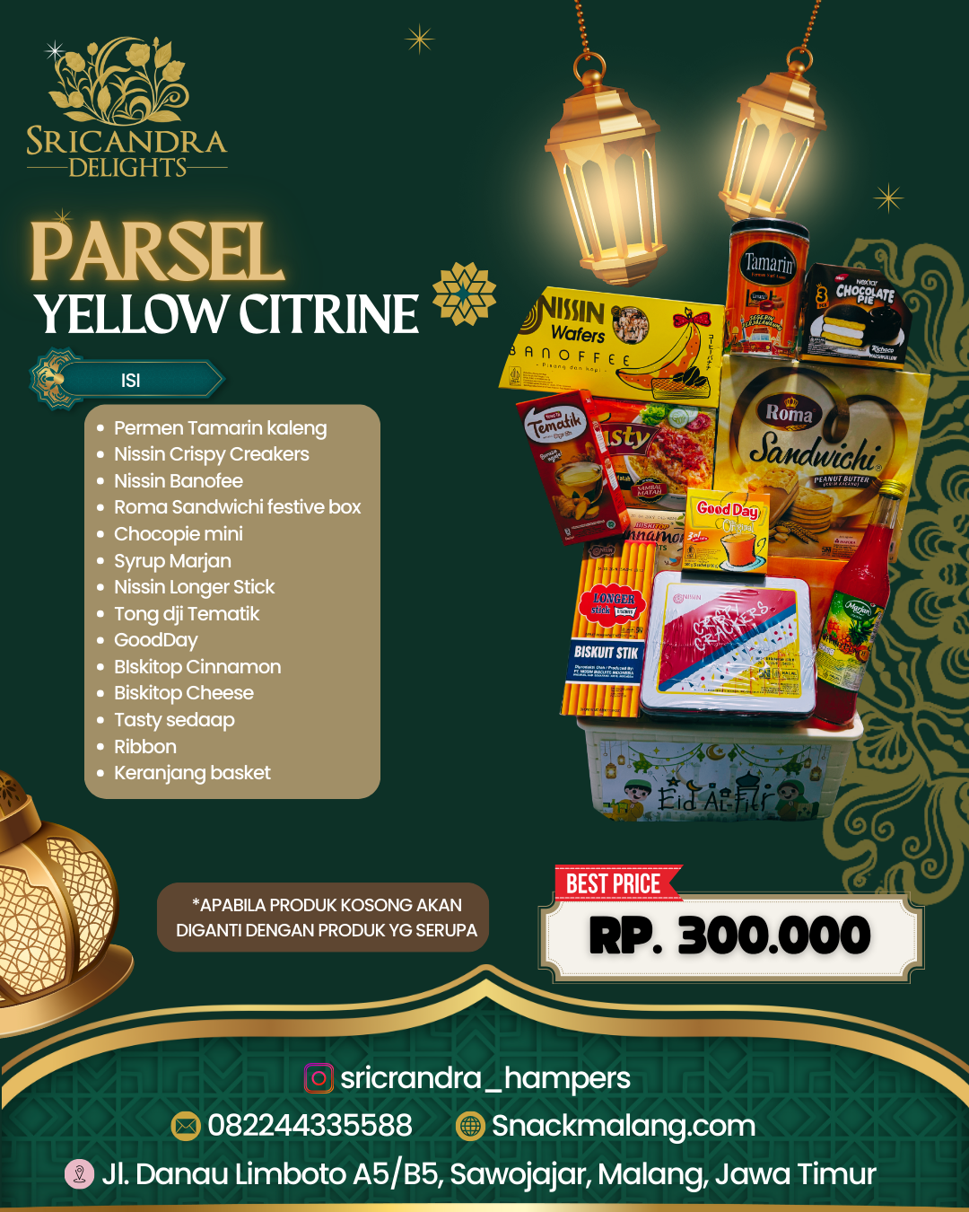 Parsel Yellow Citrine