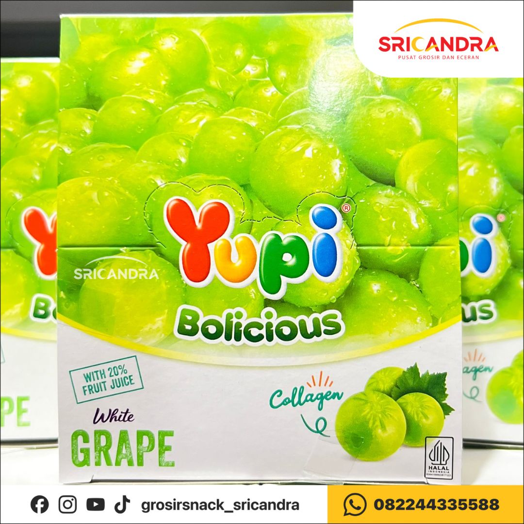 Yupi Bolicious White Grape 40gr