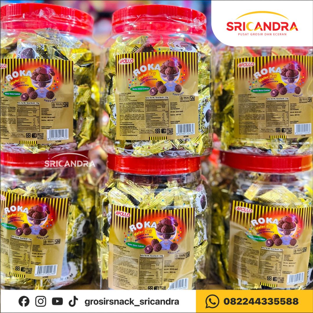 Roka Wafer Ball 210gr isi 35