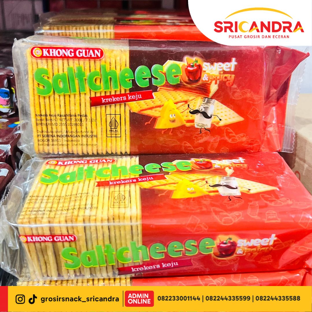 KG Saltcheese Crackers Sweet & Spicy 200gr