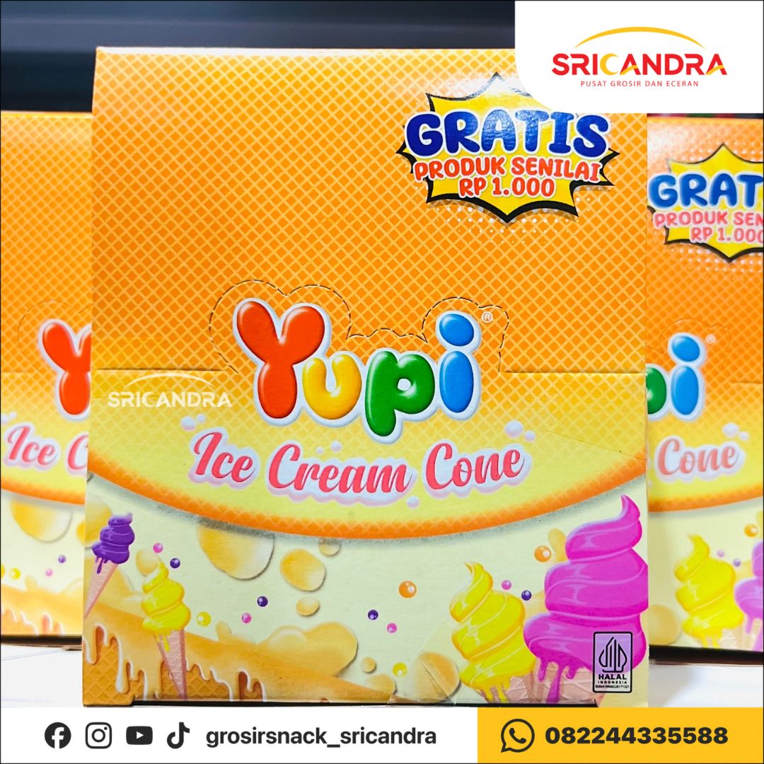 Yupi Ice Cream Cone 132gr