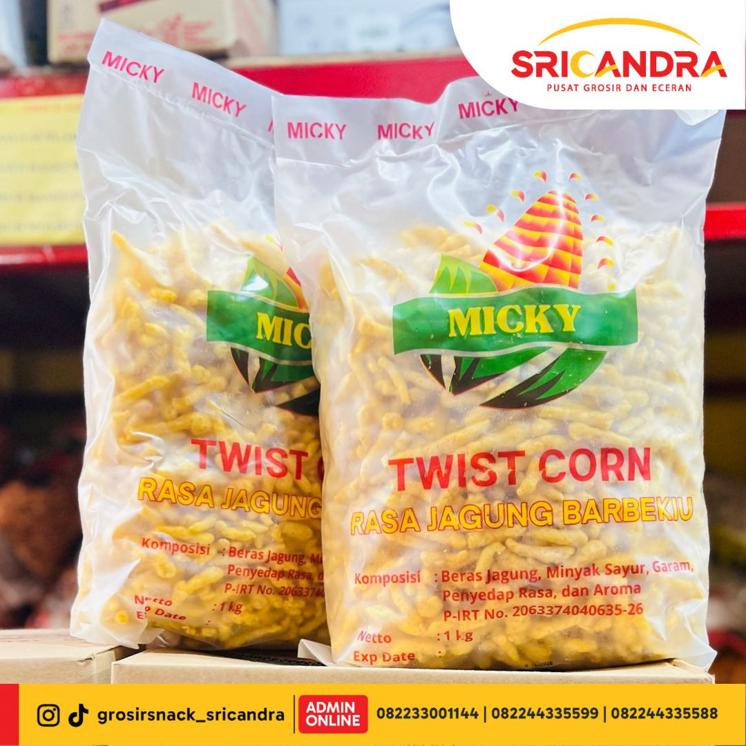 Micky Twist Corn Barbekiu 2kg