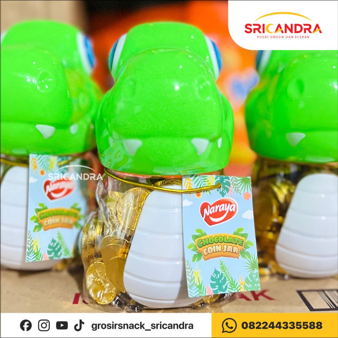 Naraya Choc Coin 240gr Dinosaur