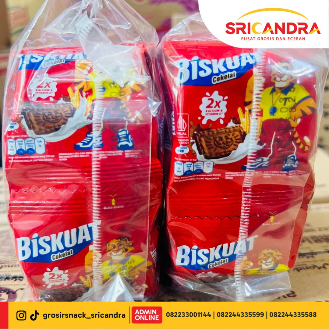 Biskuat Coklat 20 X 7.6gr