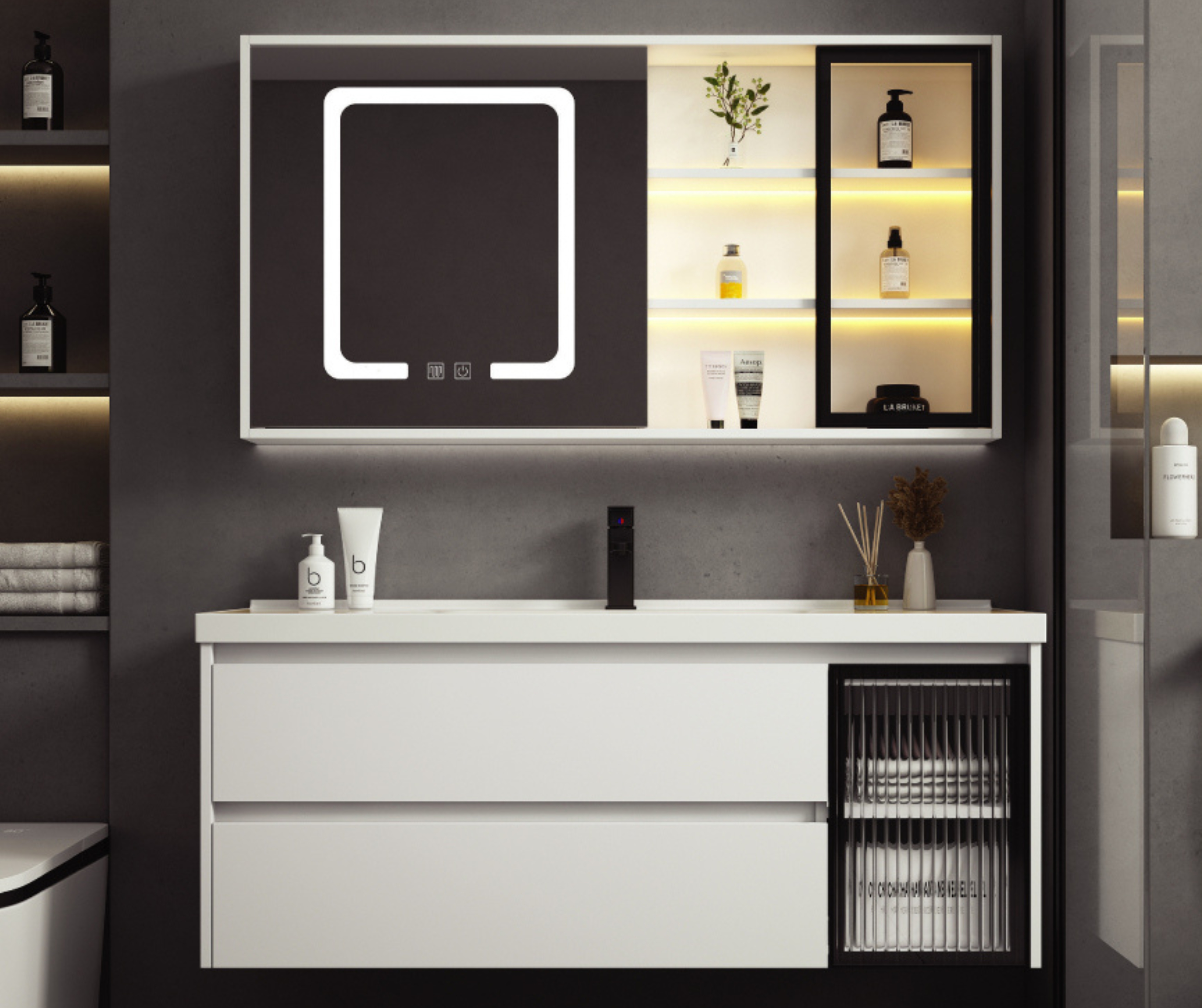 ALPHA PAINT FREE CABINET