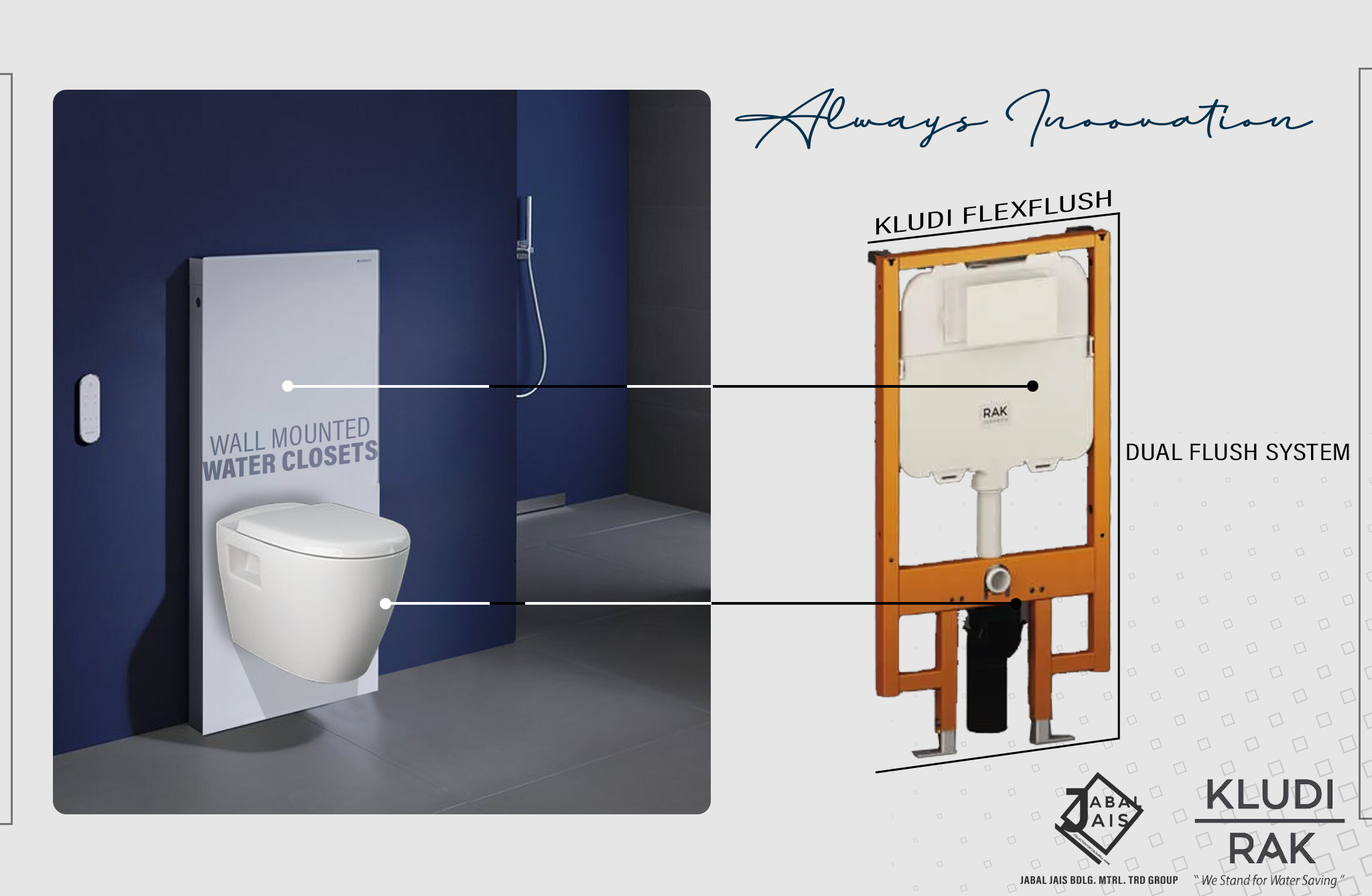 RAK-ECOFIX Orange Cisterns Flushing Systems