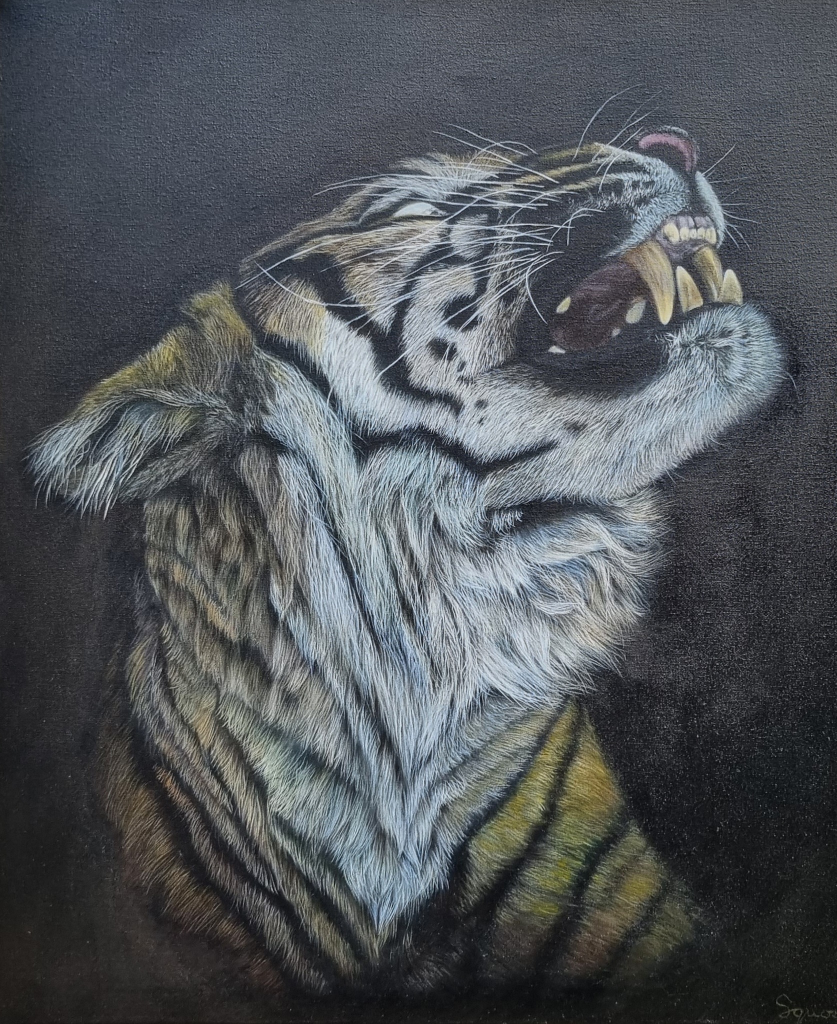 Majestic Tiger Painting - Lilith