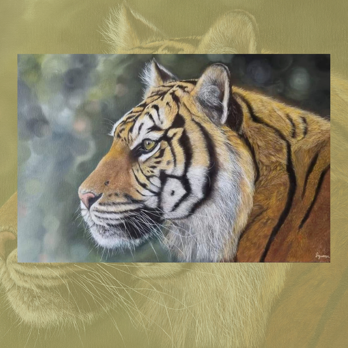 Tiger Portrait Print - Calissa